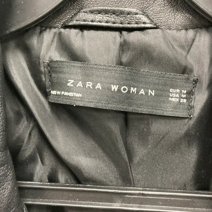 [BUNJANG] Zara Women's Lambskin Leather Rider Jacket / 여성M/ 자라우먼 양가죽 라이더자켓