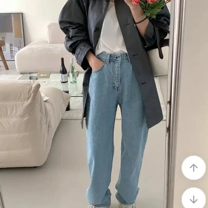 [BUNJANG] Heimy LVS Denim Pants S / *pants 헤이미 LVS데님PT S