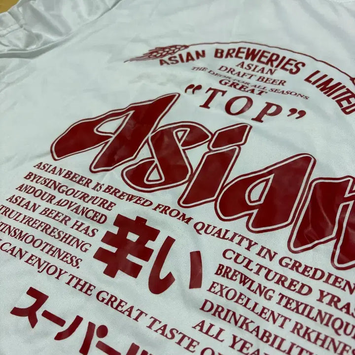 [BUNJANG] Asahi Beer Printed Short Sleeve T-shirt / 아사히 맥주 프린팅 반팔 티셔츠