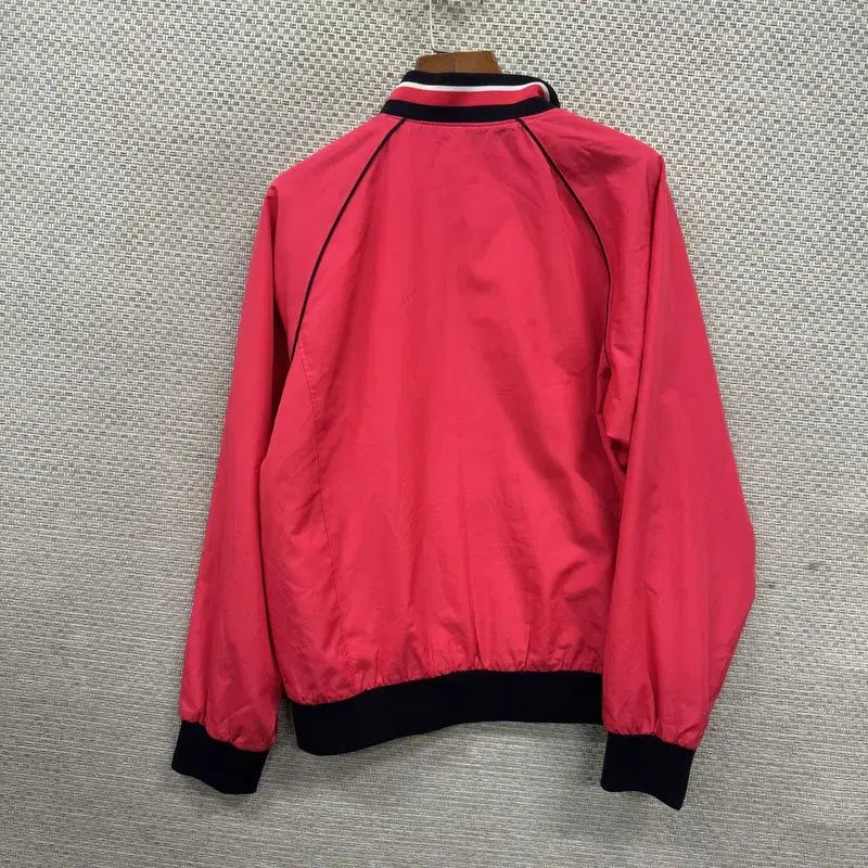 [BUNJANG] Asics Embroidered Logo Casual Jersey Zip-up Jacket / 아식스 자수로고 캐주얼 져지 집업 100 M10320