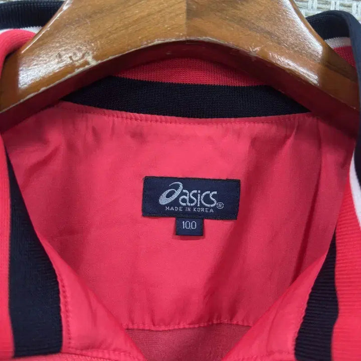[BUNJANG] Asics Embroidered Logo Casual Jersey Zip-up Jacket / 아식스 자수로고 캐주얼 져지 집업 100 M10320