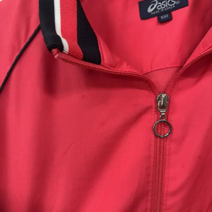 [BUNJANG] Asics Embroidered Logo Casual Jersey Zip-up Jacket / 아식스 자수로고 캐주얼 져지 집업 100 M10320
