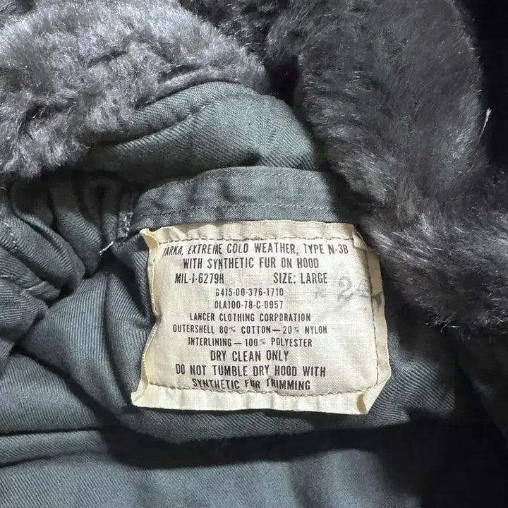 [BUNJANG] Greenbrier N3B Parka (80s) - Used - Size L / N3B Og 80s 그린브리어 파카 중고 L사이즈
