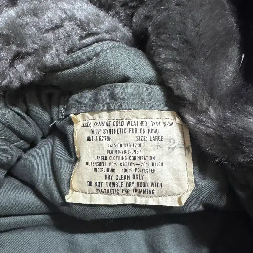 [BUNJANG] Greenbrier N3B Parka (80s) - Used - Size L / N3B Og 80s 그린브리어 파카 중고 L사이즈