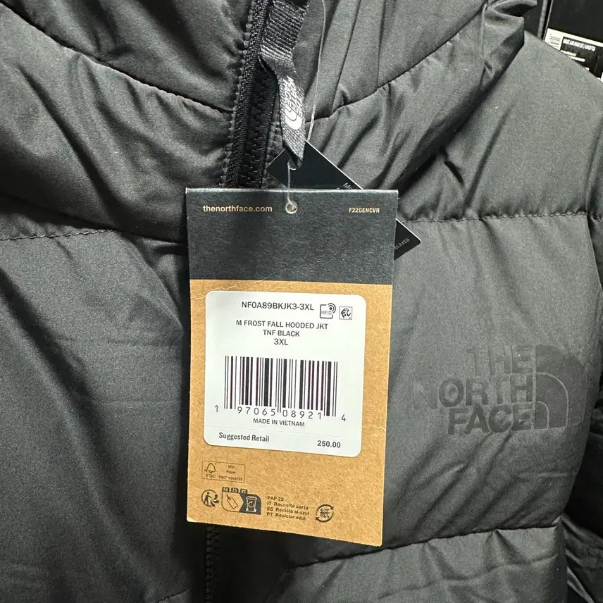 [BUNJANG] The North Face Hooded Down Padded Jacket Black 3XL / 노스페이스 후드 다운 패딩 블랙 3XL 새제품