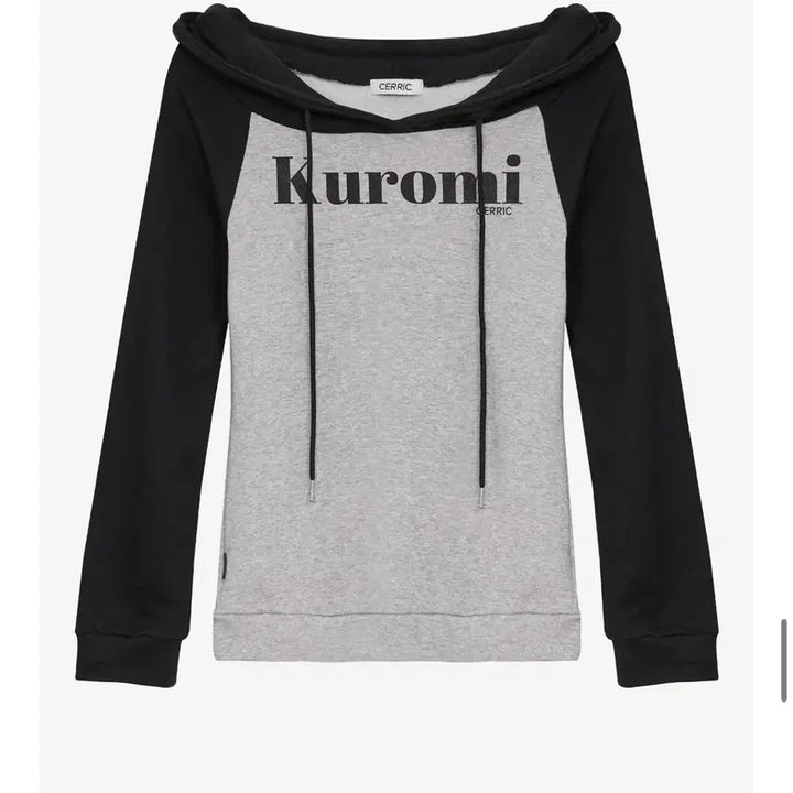 [BUNJANG] Seric Kuromi Off-Shoulder Hooded Top / 세릭 쿠로미 오프숄더 후드 탑