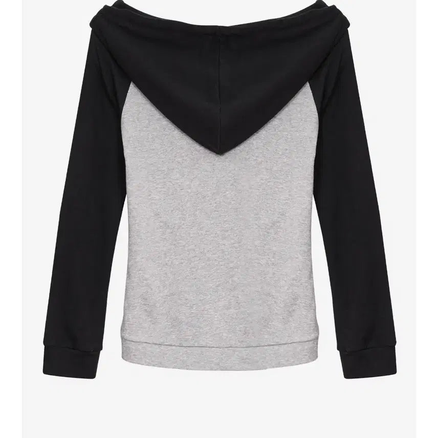 [BUNJANG] Seric Kuromi Off-Shoulder Hooded Top / 세릭 쿠로미 오프숄더 후드 탑