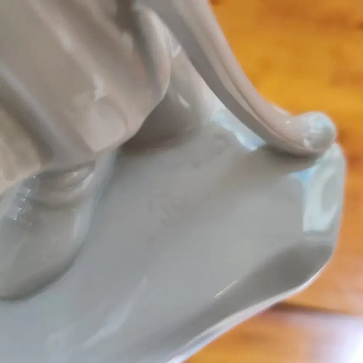 [BUNJANG] Herend Hungary White Porcelain "Farewell Father And Son" Figurine / 헝가리 헤렌드 화이트 포쉐린 "아버지와 아들의 작별인사" 피겨린.