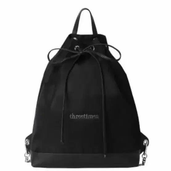 [BUNJANG] 3 Times Classic Tie Chain Backpack / 쓰리타임즈 클래식 타이 체인 백팩