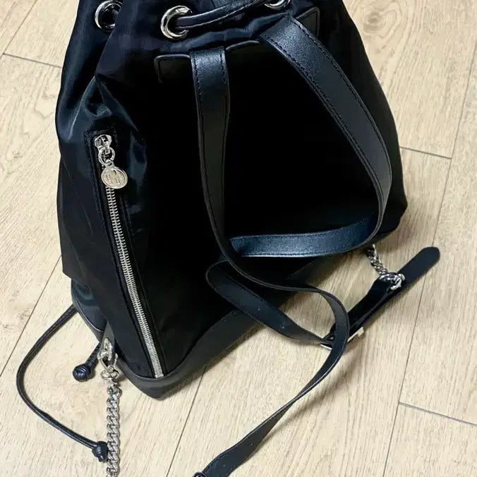 [BUNJANG] 3 Times Classic Tie Chain Backpack / 쓰리타임즈 클래식 타이 체인 백팩