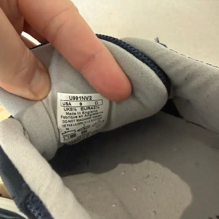 [BUNJANG] New Balance 991 v2 UK Navy Sneakers / [270] 뉴발란스 991 v2 UK 네이비