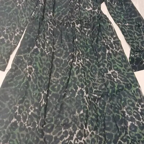 [BUNJANG] Leopard Long Dress / 레오파드 롱 원피스