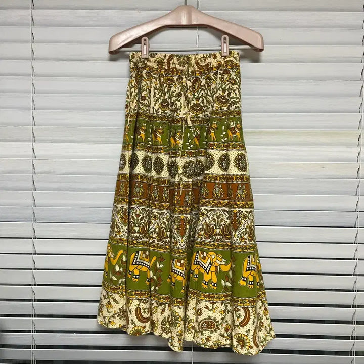 [BUNJANG] JAGANNATH Pattern Long Skirt / JAGANNATH 자간나트 패턴 롱 스커트