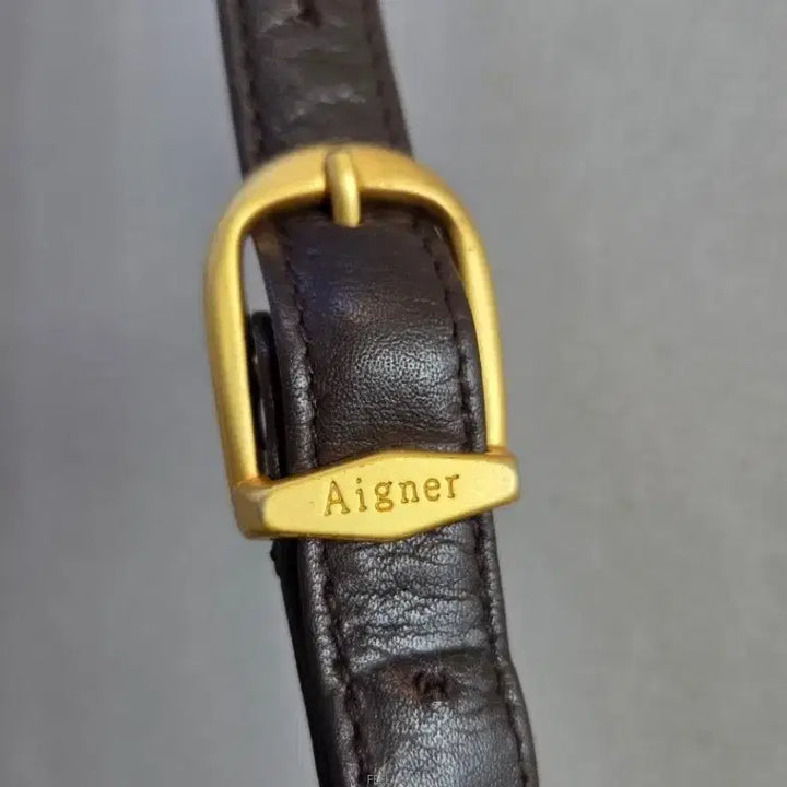 [BUNJANG] AIGNER Leather Crossbody Mini Bag / 명품 아이그너(AIGNER 정품)독특한 컬러감각 올가죽 크로스백 미니백