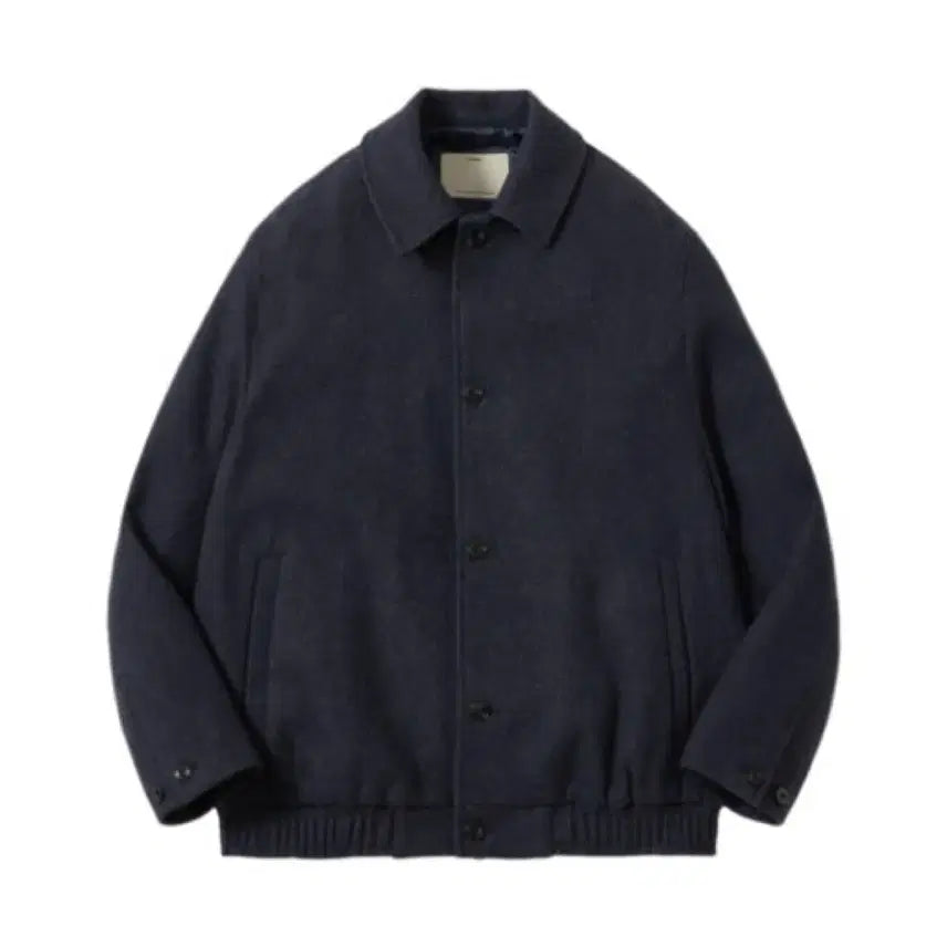 [BUNJANG] Melton Wool Blouson (Melange Navy) / [2] 22FW 포터리 멜튼 울 블루종 멜란지 네이비