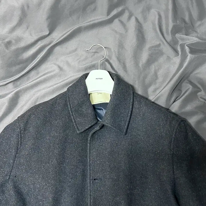 [BUNJANG] Melton Wool Blouson (Melange Navy) / [2] 22FW 포터리 멜튼 울 블루종 멜란지 네이비