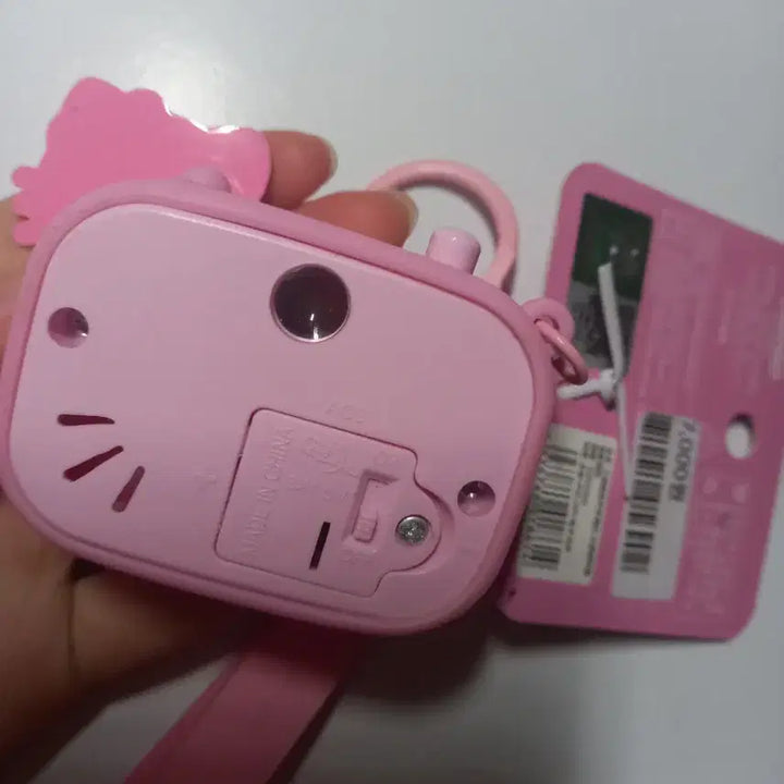 [BUNJANG] Hello Kitty Camera Beam Projector Keyring / 헬로키티 카메라 빔프로젝터 키링 분홍색