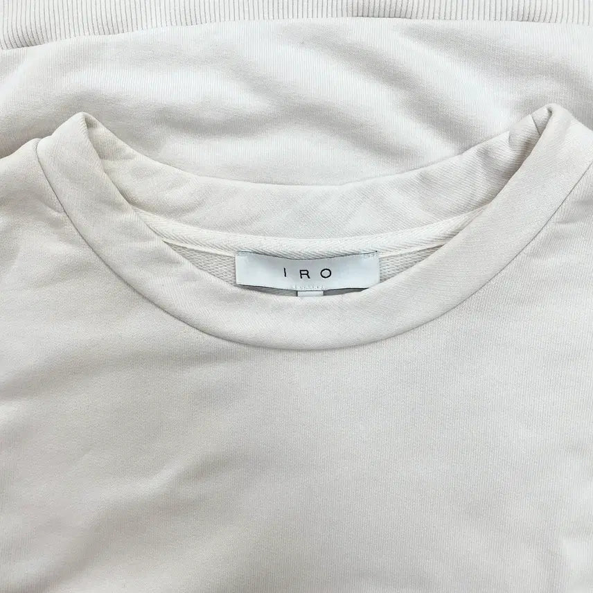 [BUNJANG] IRO Lace-Up Cotton Sweatshirt / 이로[IRO] 사이드 레이스업 코튼 맨투맨 스웨트셔츠