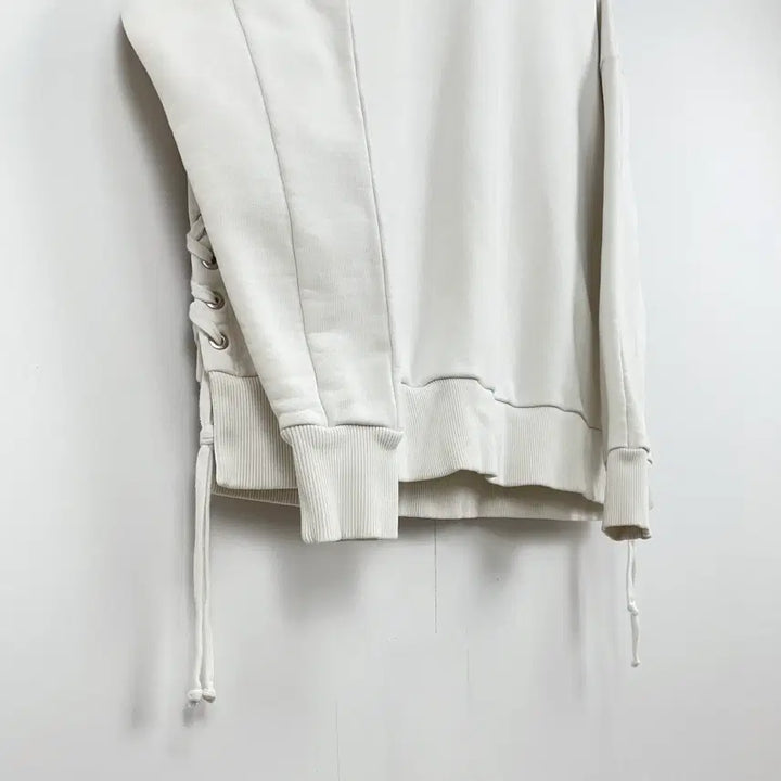 [BUNJANG] IRO Lace-Up Cotton Sweatshirt / 이로[IRO] 사이드 레이스업 코튼 맨투맨 스웨트셔츠