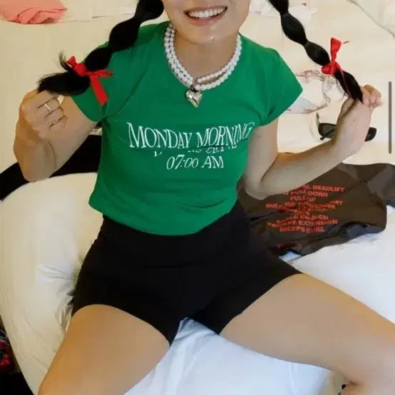 [BUNJANG] Thirsty Club Monday Morning Short Sleeve T-shirt / 썰스티클럽 먼데이 모닝 반팔 티셔츠