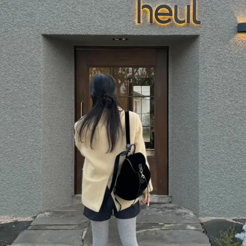 [BUNJANG] Thebarnet Velvet Belbag Backpack / (새상품)더바넷 벨백 백팩