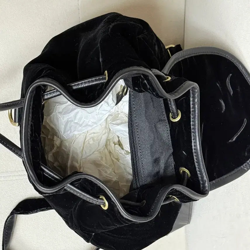 [BUNJANG] Thebarnet Velvet Belbag Backpack / (새상품)더바넷 벨백 백팩