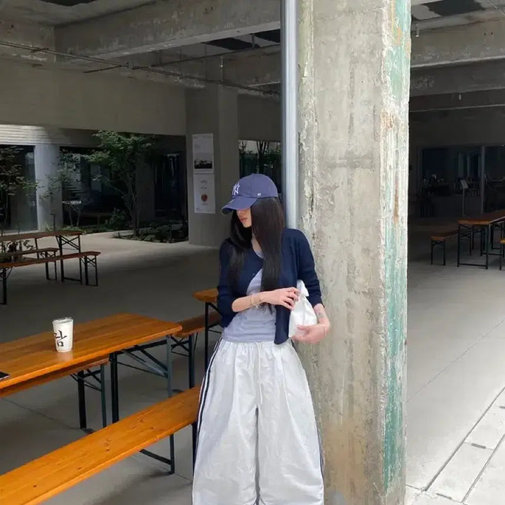 [BUNJANG] Round Cardigan / 워무드마인 비기닝 린넨 니트 라운드 가디건