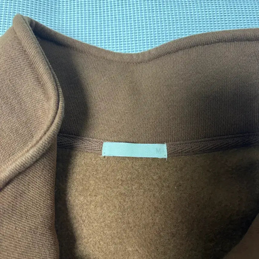 [BUNJANG] GU Half-Zip Sweatshirt (Brown) - Men's / (M) GU 하프집업 스웻셔츠