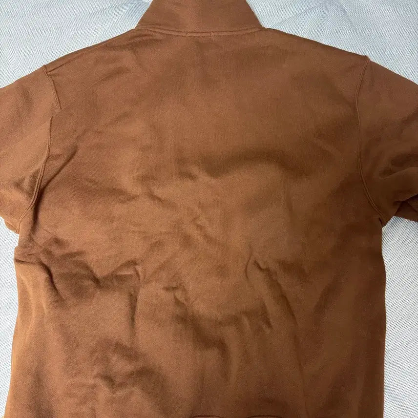 [BUNJANG] GU Half-Zip Sweatshirt (Brown) - Men's / (M) GU 하프집업 스웻셔츠