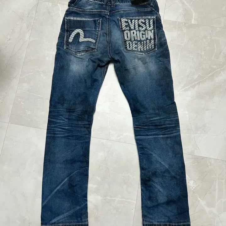 [BUNJANG] EVISU ORIGIN Denim Jeans / 에비수 ORIGIN 데님 청바지 32