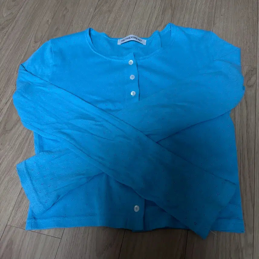 [BUNJANG] Headermant Serena Cardigan Turquoise / 헤더먼트 세레나 가디건 터콰이즈