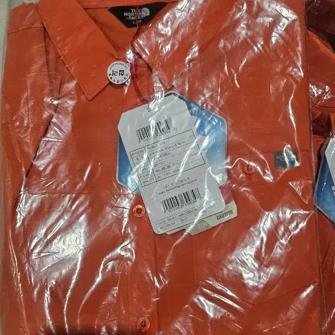 [BUNJANG] The North Face Women's Minus Tech Coral Check Long-Sleeve Shirt / [S(85)] 노스페이스 여성 마이너스 테크 코랄 체크 긴팔 셔츠