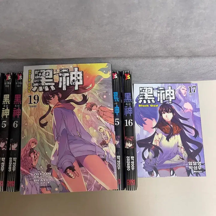 [BUNJANG] Unspecified Artist Manga Comic Full Set / 흑신 소장용 만화책 전권 팔용신전설 작가