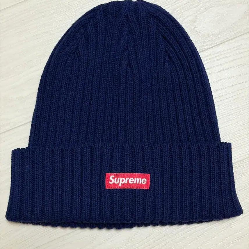[BUNJANG] Supreme Overdyed Beanie Light Navy / 슈프림 오버다이드 비니 라이트 네이비 - 25SS