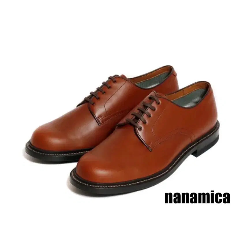 [BUNJANG] Nanamica x Regal Gore-Tex Plain Toe Shoes Brown 24ss / [255mm] 나나미카 x 리갈 고어텍스 플레인 토 슈즈 브라운 24ss