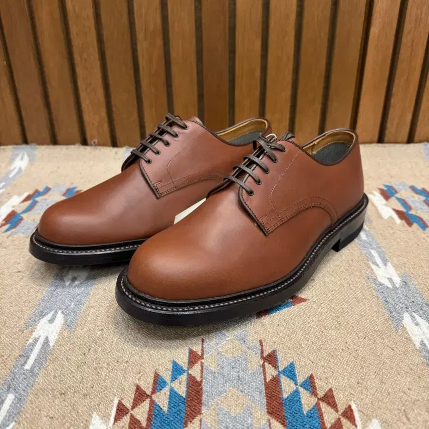 [BUNJANG] Nanamica x Regal Gore-Tex Plain Toe Shoes Brown 24ss / [255mm] 나나미카 x 리갈 고어텍스 플레인 토 슈즈 브라운 24ss