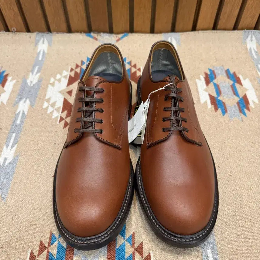 [BUNJANG] Nanamica x Regal Gore-Tex Plain Toe Shoes Brown 24ss / [255mm] 나나미카 x 리갈 고어텍스 플레인 토 슈즈 브라운 24ss
