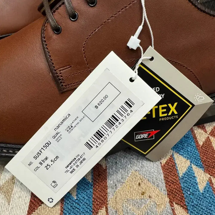 [BUNJANG] Nanamica x Regal Gore-Tex Plain Toe Shoes Brown 24ss / [255mm] 나나미카 x 리갈 고어텍스 플레인 토 슈즈 브라운 24ss