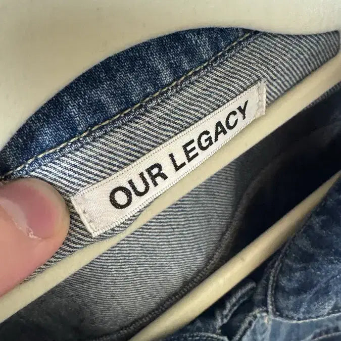 [BUNJANG] Our Legacy Gift From Mom Wash Denim Jacket 50 / 아워레가시 기프트 프롬 맘 워시 데님 자켓 50