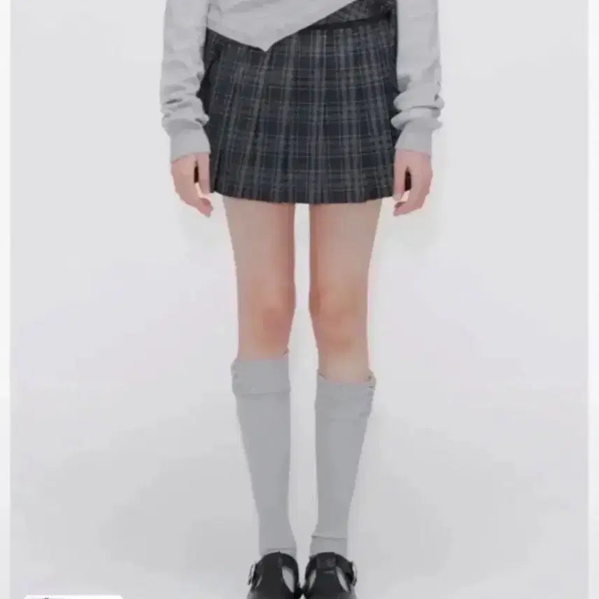 [BUNJANG] Miseki Seoul Pocket Layered Check Skirt - Black / 미세키서울 Pocket layered check skirt 블랙 / 1