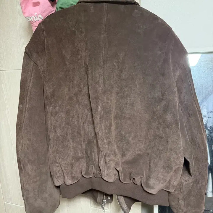 [BUNJANG] Gless 1st Suede Leather Bomber Jacket / gless 글레스 1사 스웨이드 레더 봄버 판매합니다.
