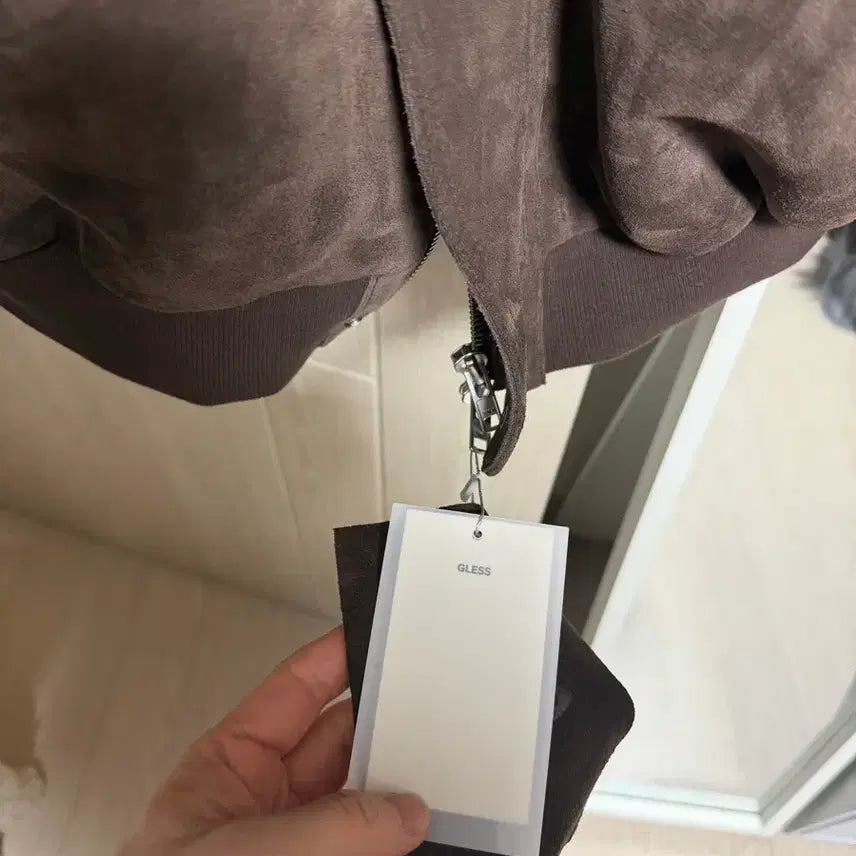 [BUNJANG] Gless 1st Suede Leather Bomber Jacket / gless 글레스 1사 스웨이드 레더 봄버 판매합니다.