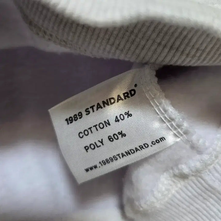 [BUNJANG] Musinsa 1989 Standard Fleece Sweatshirt - White Melange / 무신사 1989스탠다드 기모 맨투맨L(남여공용.상태최상)