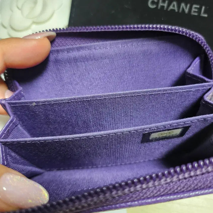 [BUNJANG] Chanel Boy Caviar Zipper Wallet / [마지막가격/풀박스/택포] 한정판 캐비어 샤넬 보이 지퍼돌이
