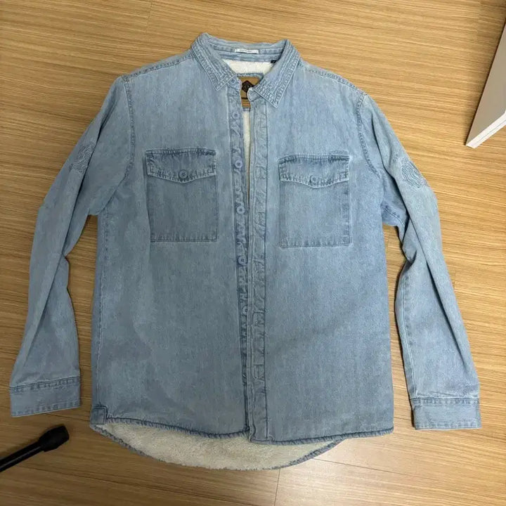 [BUNJANG] Oversized Fleece Lined Denim Jacket / 뉴질랜드에서 샀던 예쁜 기모 청자켓