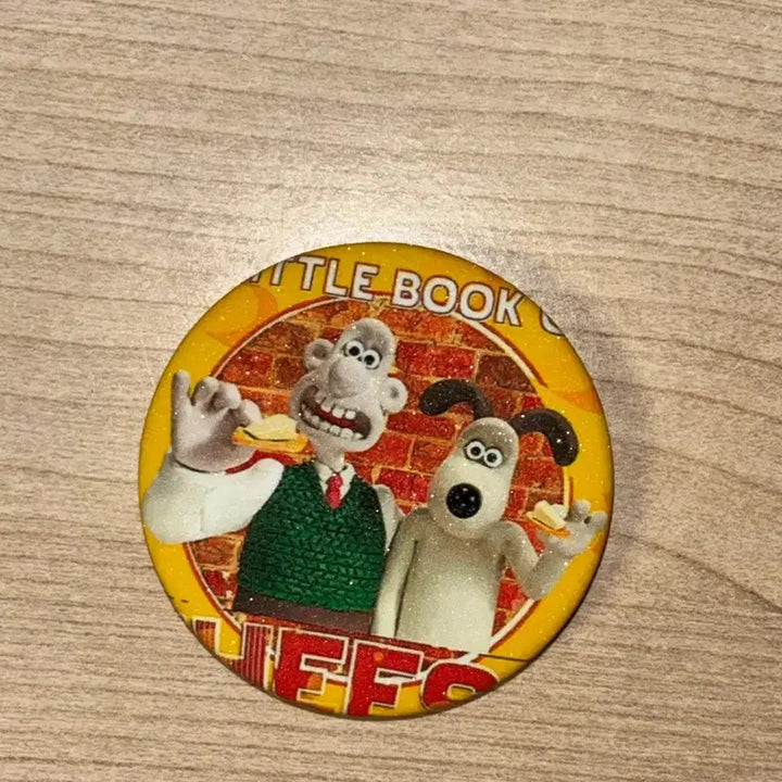 [BUNJANG] Wallace & Gromit Pin Button / 윌레스와그로밋 핀버튼
