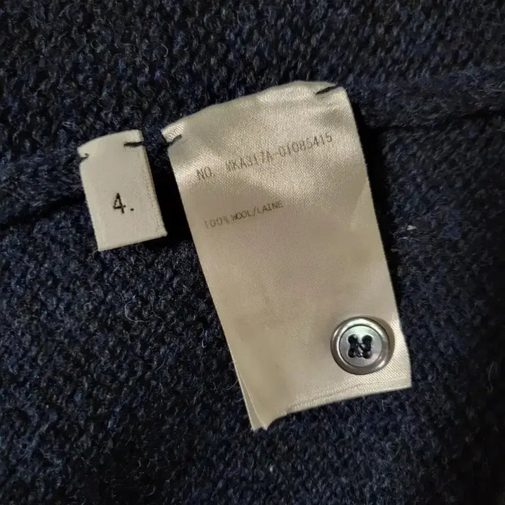 [BUNJANG] Thom Browne Shetland Knit Sweater / [정품] 4 / 톰브라운 사선완장 셰틀랜드 니트