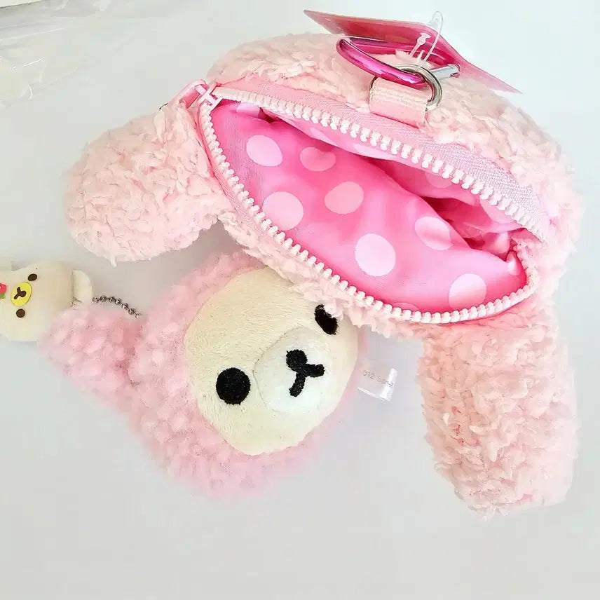 [BUNJANG] Korilakkuma Strawberry Bundle Set / 코락쿠마 딸기2종세트, 코락쿠마 딸기 우사기 파우치, 리락쿠마 파우치
