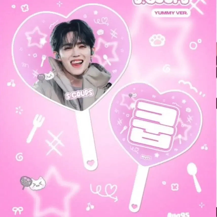 [BUNJANG] SEVENTEEN S.Coups Uchiwa Concert Item / 세븐틴 에스쿱스 우치와 슬로건 scoups 쿱스 승철 콘서트 뉴앙콘