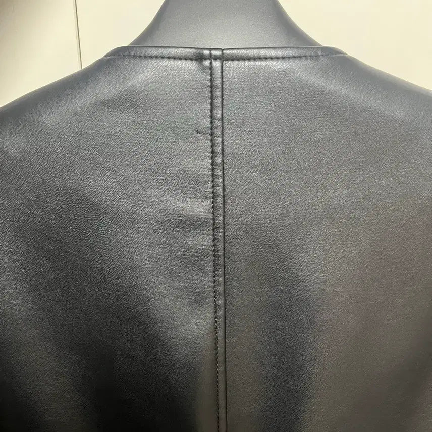 [BUNJANG] NOICE Pure Collar Leather Jacket M / 노이스 퓨어 카라 레더 자켓 M